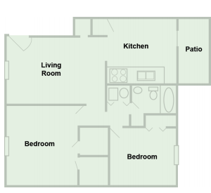 2 BED 1 BATH